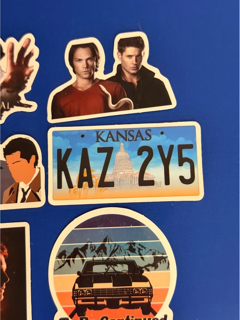 Sticker /decal set of 6. Supernatural waterproof